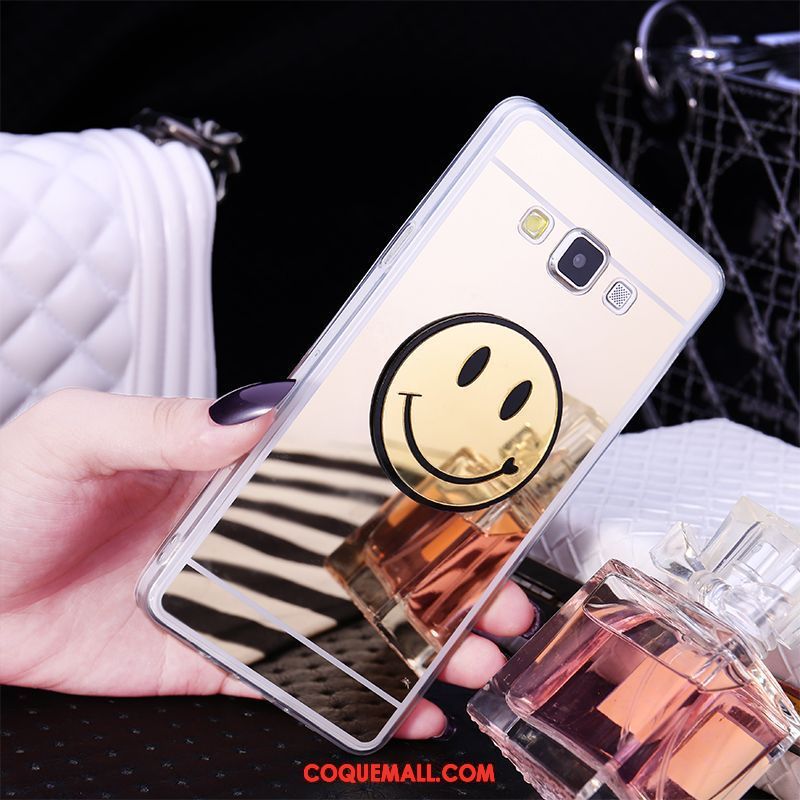 Étui Samsung Galaxy A8 Protection Ornements Suspendus Souriant, Coque Samsung Galaxy A8 Créatif Amour Champagner Farbe