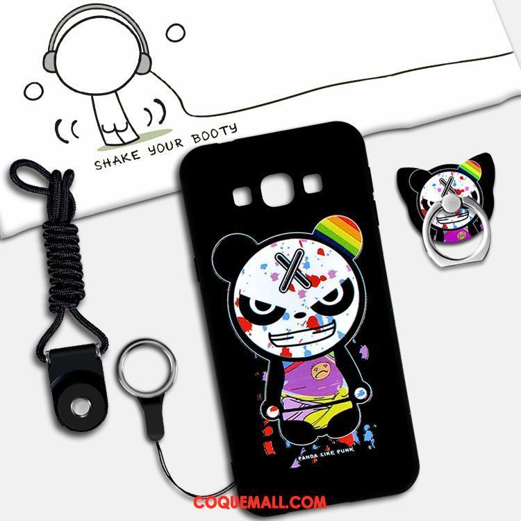 Étui Samsung Galaxy A8 Protection Téléphone Portable Bleu, Coque Samsung Galaxy A8 Ornements Suspendus Dessin Animé