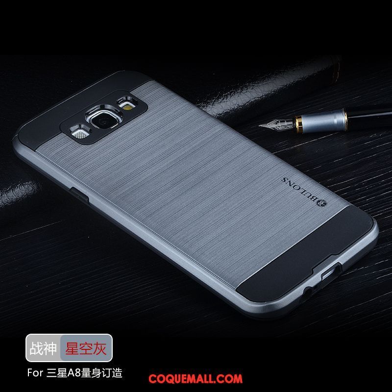 Étui Samsung Galaxy A8 Silicone Créatif Personnalité, Coque Samsung Galaxy A8 Or Étoile