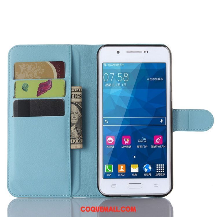 Étui Samsung Galaxy A8 Tout Compris Litchi Tendance, Coque Samsung Galaxy A8 Portefeuille Modèle Fleurie