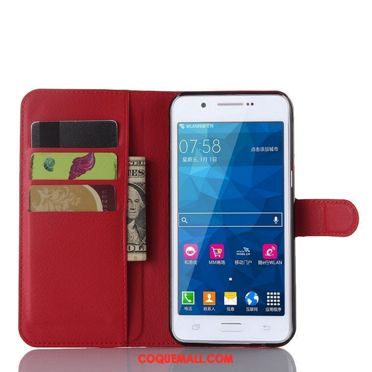 Étui Samsung Galaxy A8 Tout Compris Litchi Tendance, Coque Samsung Galaxy A8 Portefeuille Modèle Fleurie