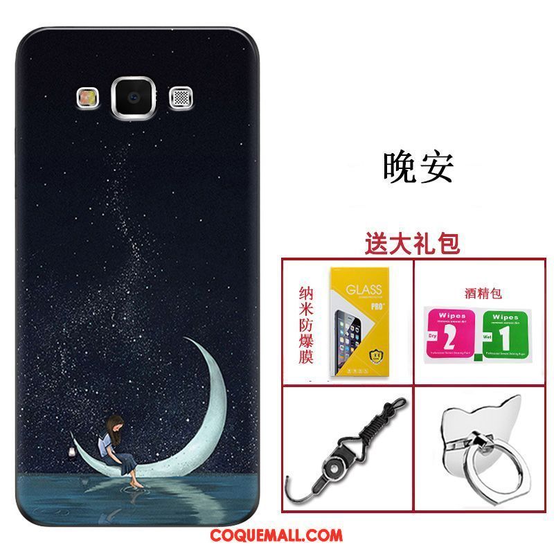 Étui Samsung Galaxy A8 Tout Compris Silicone Protection, Coque Samsung Galaxy A8 Fluide Doux Tendance