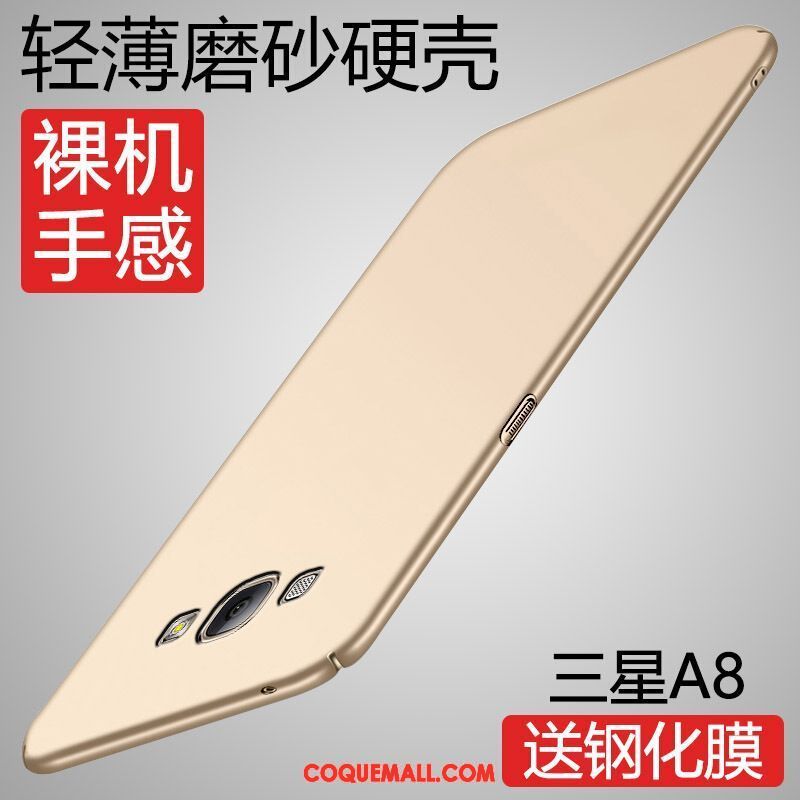 Étui Samsung Galaxy A8 Téléphone Portable Légères Difficile, Coque Samsung Galaxy A8 Silicone Délavé En Daim