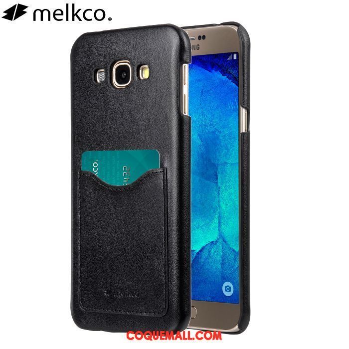 Étui Samsung Galaxy A8 Téléphone Portable Protection Étoile, Coque Samsung Galaxy A8 Carte Étui En Cuir