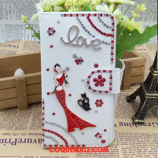 Étui Samsung Galaxy A8 Téléphone Portable Strass Étoile, Coque Samsung Galaxy A8 Étui En Cuir