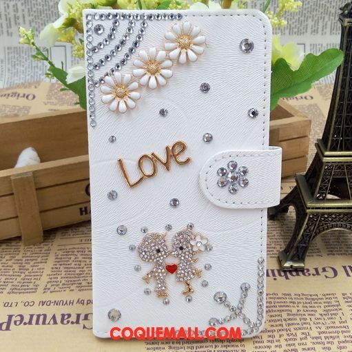 Étui Samsung Galaxy A8 Téléphone Portable Strass Étoile, Coque Samsung Galaxy A8 Étui En Cuir