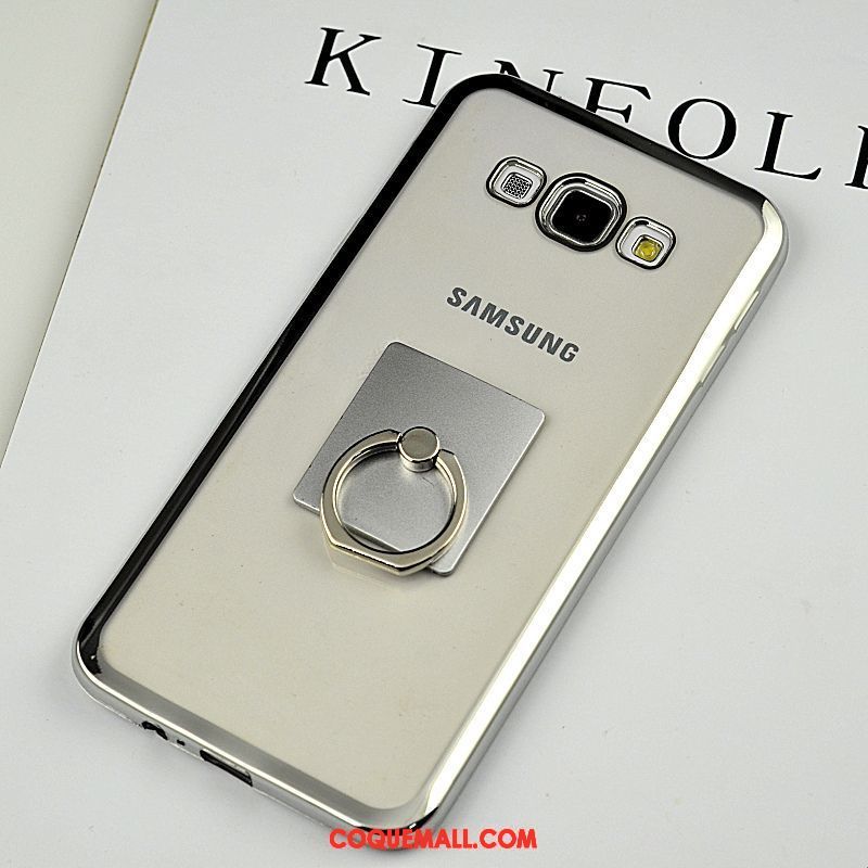 Étui Samsung Galaxy A8 Téléphone Portable Transparent Or, Coque Samsung Galaxy A8 Silicone Étoile