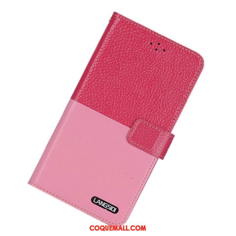 Étui Samsung Galaxy A8 Étoile Protection Rouge, Coque Samsung Galaxy A8 Étui En Cuir Incassable