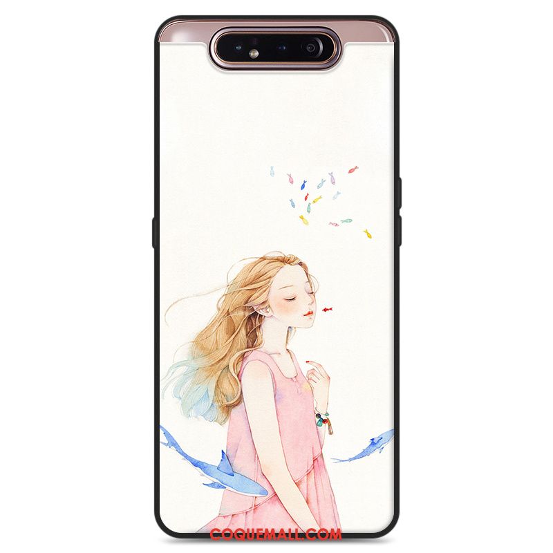 Étui Samsung Galaxy A80 Art Téléphone Portable Silicone, Coque Samsung Galaxy A80 Ornements Suspendus Vert