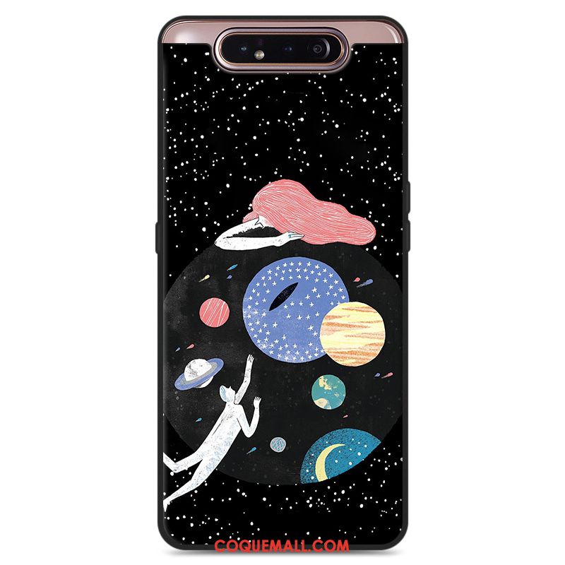 Étui Samsung Galaxy A80 Art Téléphone Portable Silicone, Coque Samsung Galaxy A80 Ornements Suspendus Vert