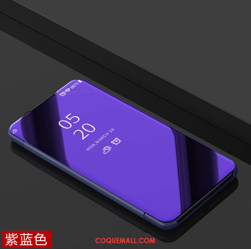 Étui Samsung Galaxy A80 Miroir Créatif Violet, Coque Samsung Galaxy A80 Protection Téléphone Portable