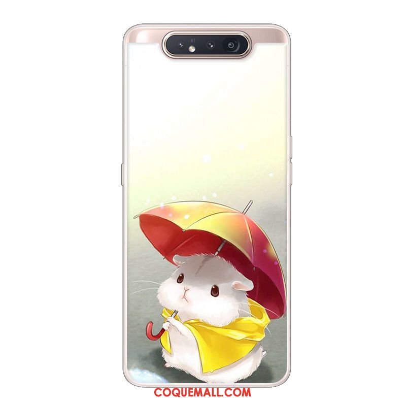 Étui Samsung Galaxy A80 Protection Étoile Créatif, Coque Samsung Galaxy A80 Blanc Incassable