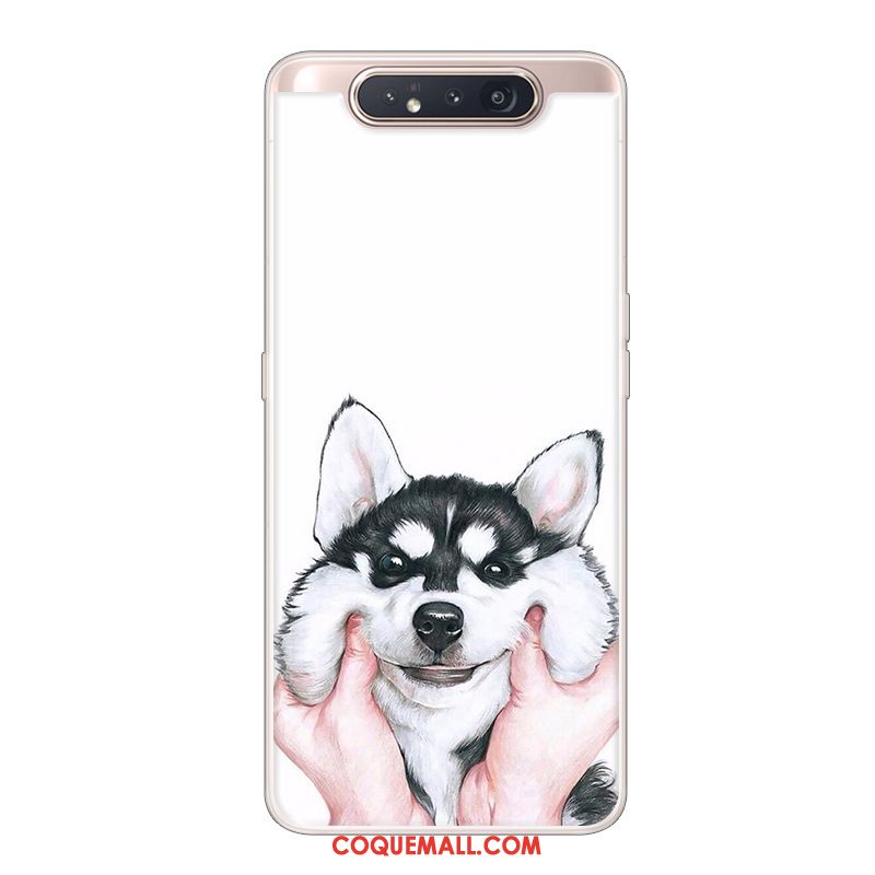 Étui Samsung Galaxy A80 Protection Étoile Créatif, Coque Samsung Galaxy A80 Blanc Incassable