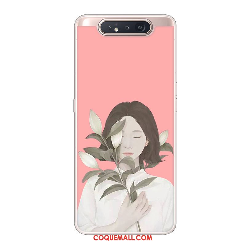 Étui Samsung Galaxy A80 Protection Étoile Créatif, Coque Samsung Galaxy A80 Blanc Incassable