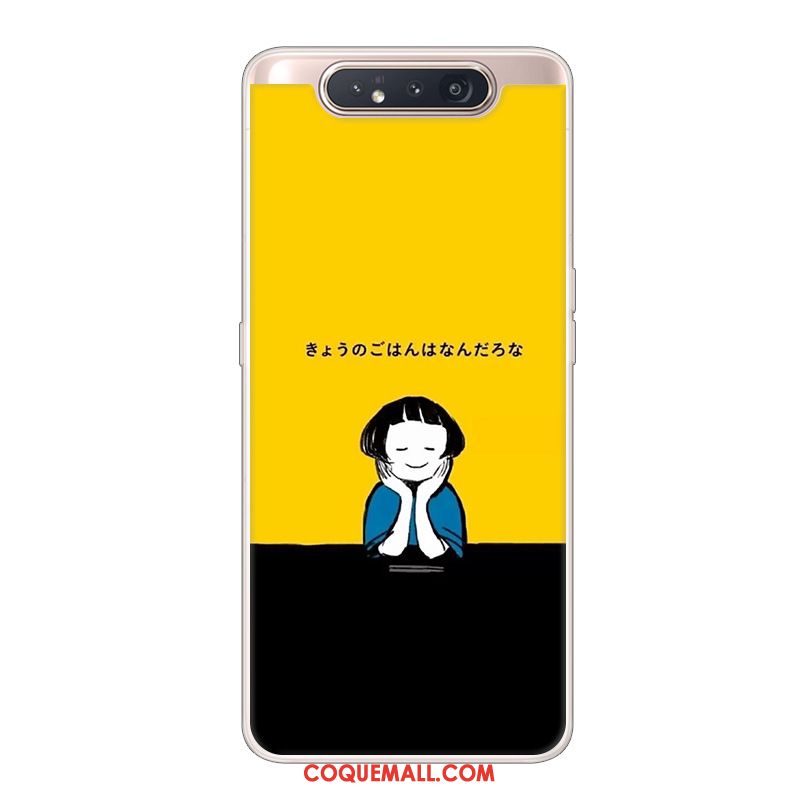 Étui Samsung Galaxy A80 Protection Étoile Créatif, Coque Samsung Galaxy A80 Blanc Incassable