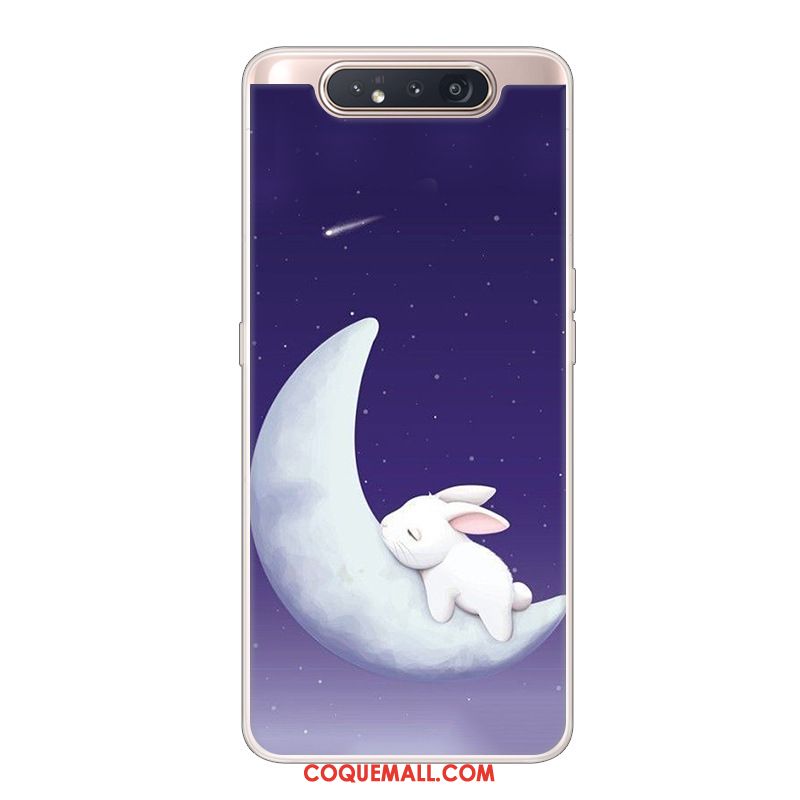 Étui Samsung Galaxy A80 Protection Étoile Créatif, Coque Samsung Galaxy A80 Blanc Incassable