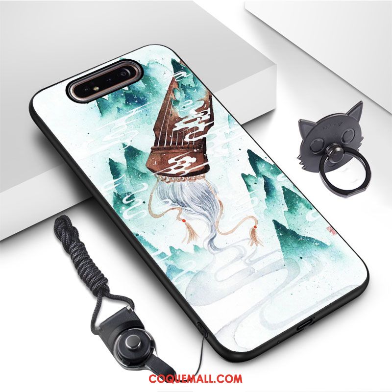 Étui Samsung Galaxy A80 Silicone Tout Compris Incassable, Coque Samsung Galaxy A80 Sac Créatif