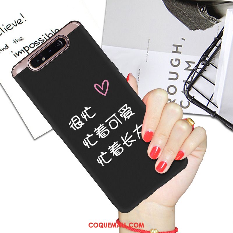 Étui Samsung Galaxy A80 Silicone Téléphone Portable Dessin Animé, Coque Samsung Galaxy A80 Étoile Fluide Doux