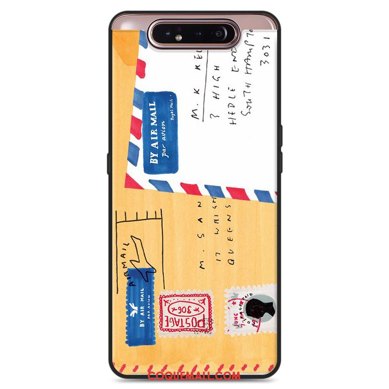 Étui Samsung Galaxy A80 Téléphone Portable Nouveau Rouge, Coque Samsung Galaxy A80 Étoile Dessin Animé