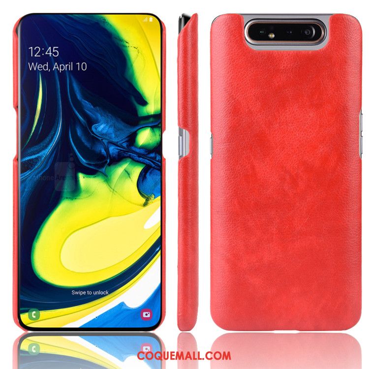 Étui Samsung Galaxy A80 Téléphone Portable Qualité Légères, Coque Samsung Galaxy A80 Sac Cuir