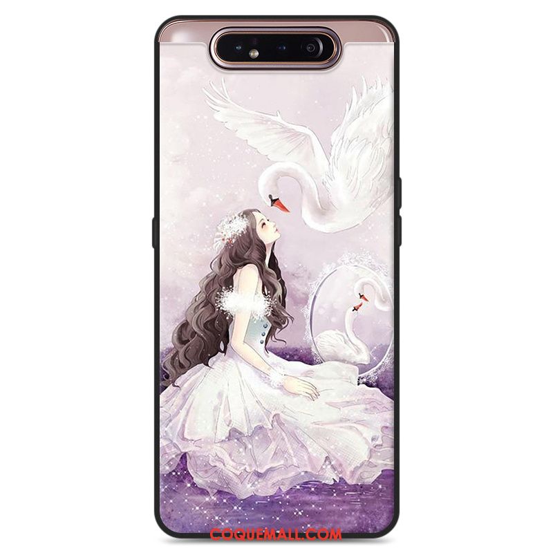 Étui Samsung Galaxy A80 Étoile Personnalité Protection, Coque Samsung Galaxy A80 Dessin Animé Silicone