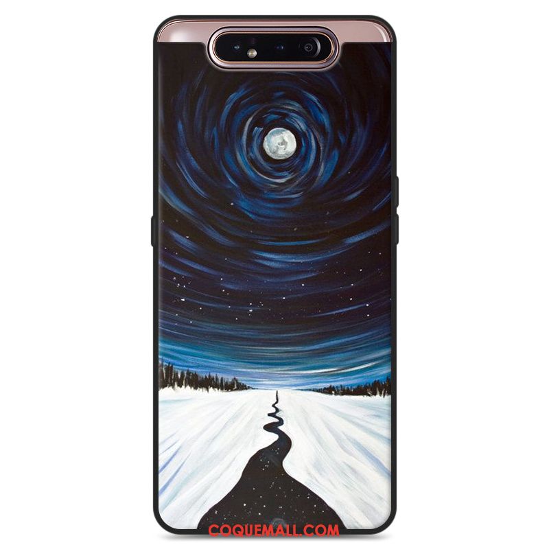 Étui Samsung Galaxy A80 Étoile Personnalité Protection, Coque Samsung Galaxy A80 Dessin Animé Silicone