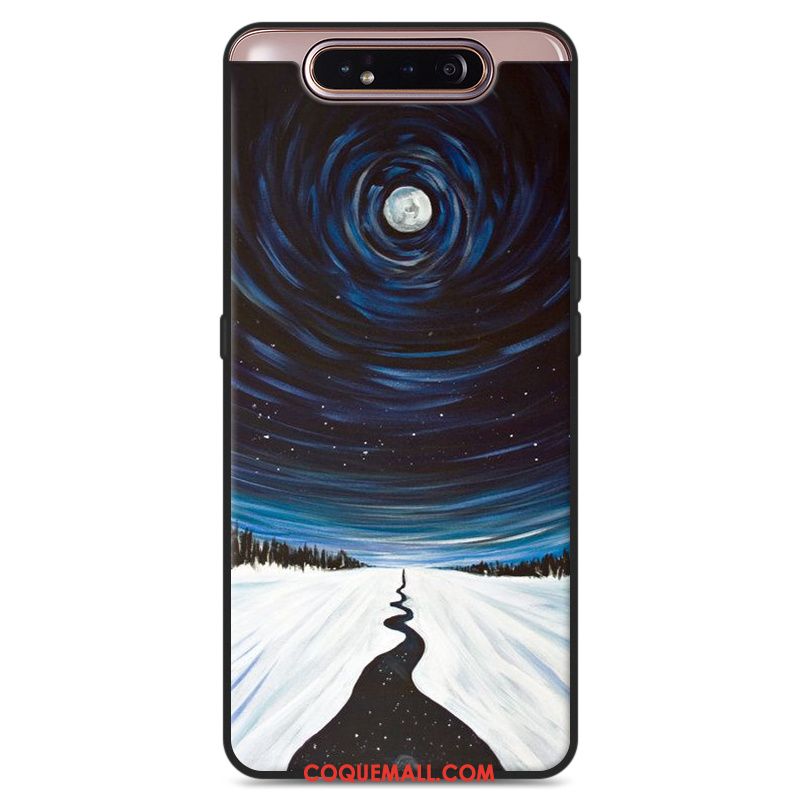 Étui Samsung Galaxy A80 Étoile Personnalité Protection, Coque Samsung Galaxy A80 Dessin Animé Silicone