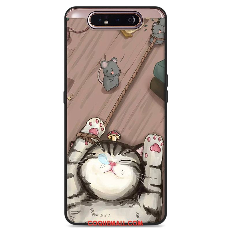 Étui Samsung Galaxy A80 Étoile Personnalité Protection, Coque Samsung Galaxy A80 Dessin Animé Silicone