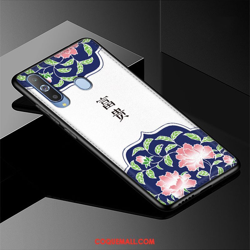 Étui Samsung Galaxy A8s Dessin Animé Téléphone Portable Modèle Fleurie, Coque Samsung Galaxy A8s Tendance Fluide Doux