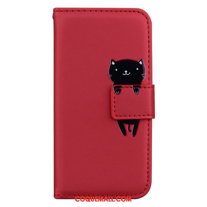 Étui Samsung Galaxy A8s En Cuir Protection Orange, Coque Samsung Galaxy A8s Incassable Téléphone Portable