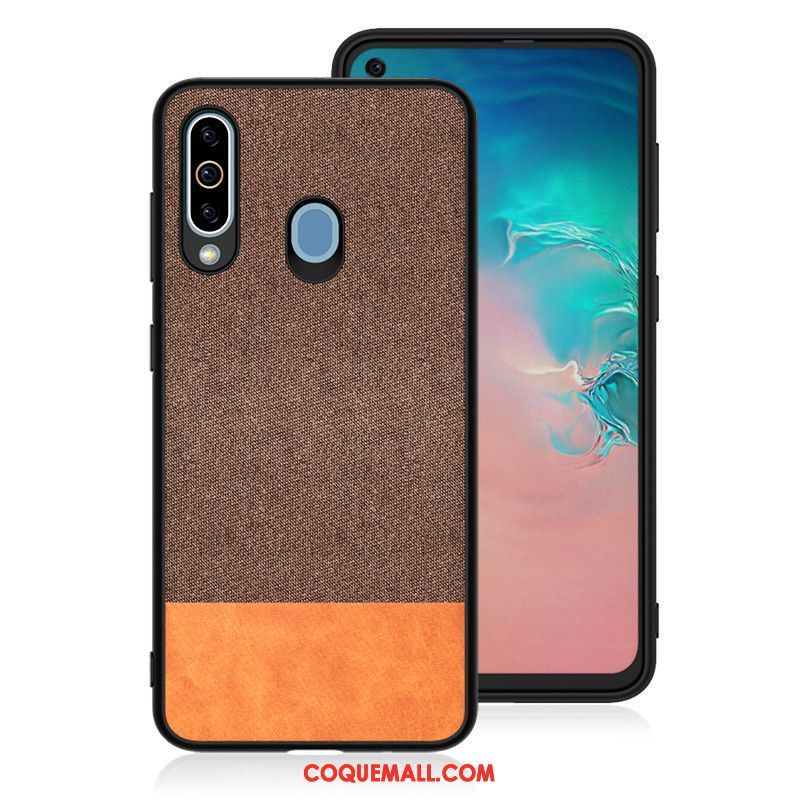 Étui Samsung Galaxy A8s Incassable Téléphone Portable Tout Compris, Coque Samsung Galaxy A8s Tissu Étoile Braun Braun