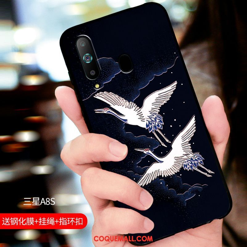 Étui Samsung Galaxy A8s Incassable Étoile Silicone, Coque Samsung Galaxy A8s Protection Délavé En Daim