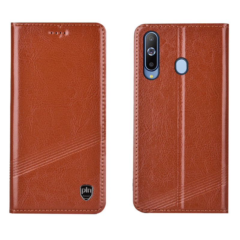 Étui Samsung Galaxy A8s Tout Compris Cuir Véritable Incassable, Coque Samsung Galaxy A8s Étoile En Cuir