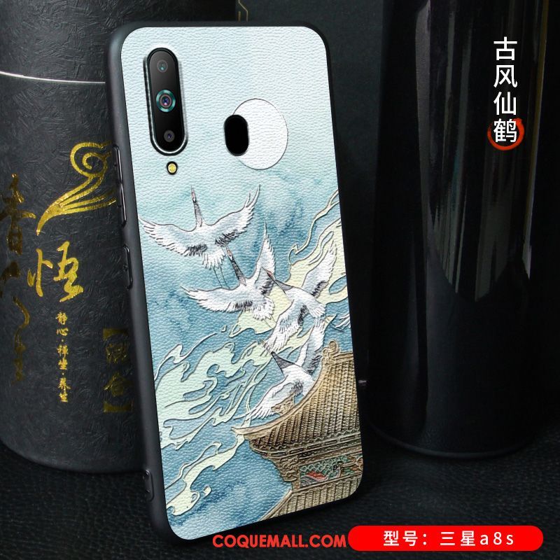 Étui Samsung Galaxy A8s Tout Compris Silicone Étoile, Coque Samsung Galaxy A8s Créatif Fluide Doux