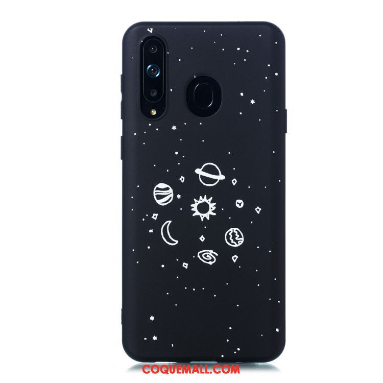 Étui Samsung Galaxy A8s Étoile Fluide Doux Très Mince, Coque Samsung Galaxy A8s Téléphone Portable Ornements Suspendus