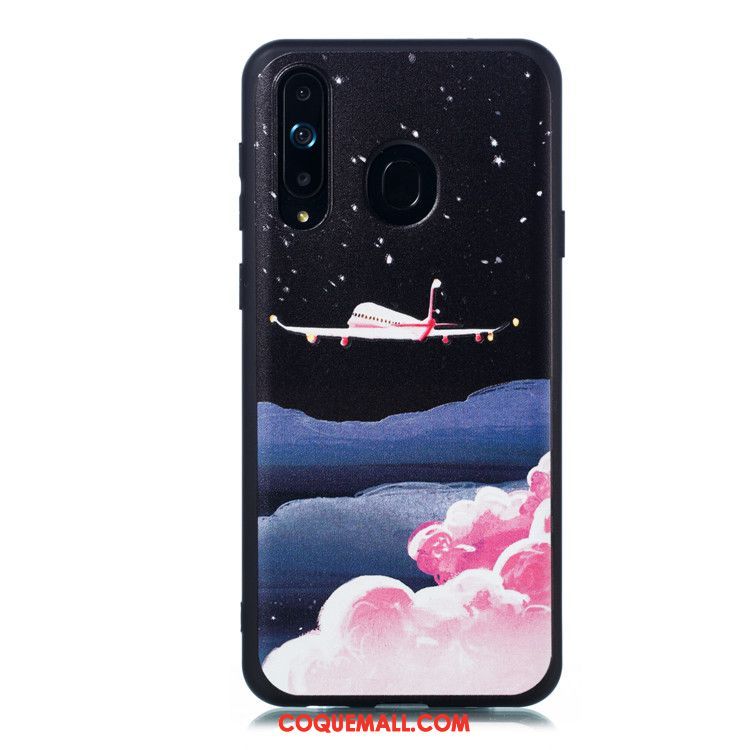 Étui Samsung Galaxy A8s Étoile Fluide Doux Très Mince, Coque Samsung Galaxy A8s Téléphone Portable Ornements Suspendus