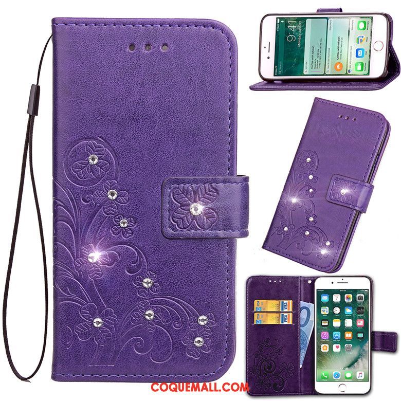 Étui Samsung Galaxy A8s Étoile Téléphone Portable Incassable, Coque Samsung Galaxy A8s Violet Protection