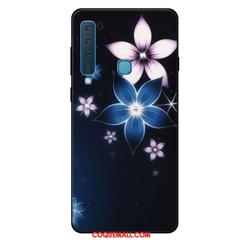 Étui Samsung Galaxy A9 2018 Fluide Doux Frais Incassable, Coque Samsung Galaxy A9 2018 Silicone Vert