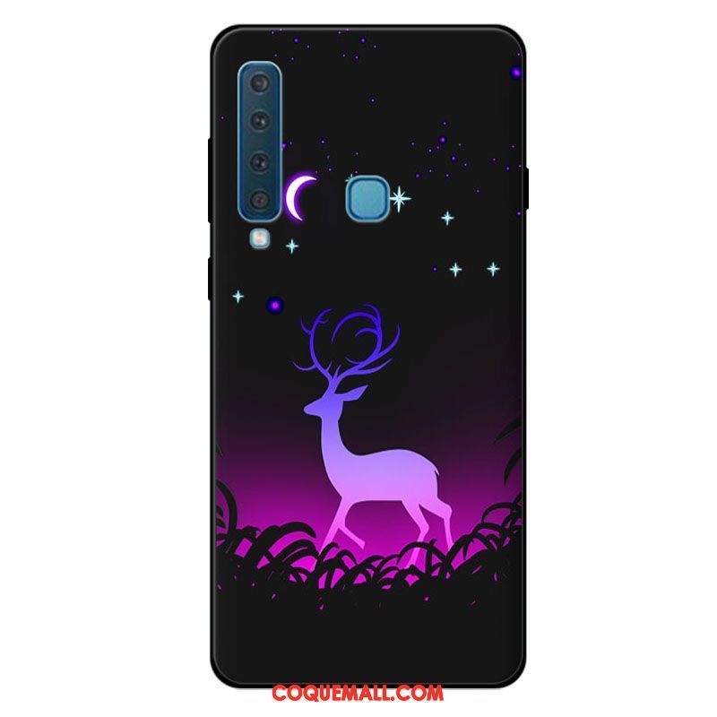 Étui Samsung Galaxy A9 2018 Fluide Doux Frais Incassable, Coque Samsung Galaxy A9 2018 Silicone Vert