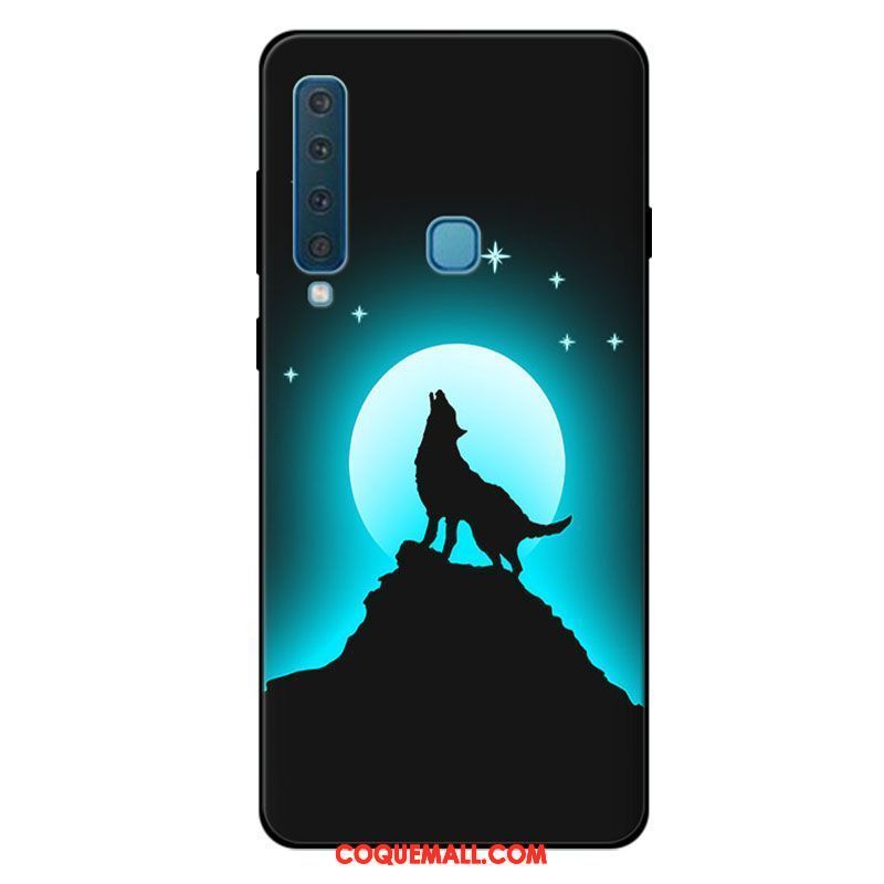 Étui Samsung Galaxy A9 2018 Fluide Doux Frais Incassable, Coque Samsung Galaxy A9 2018 Silicone Vert