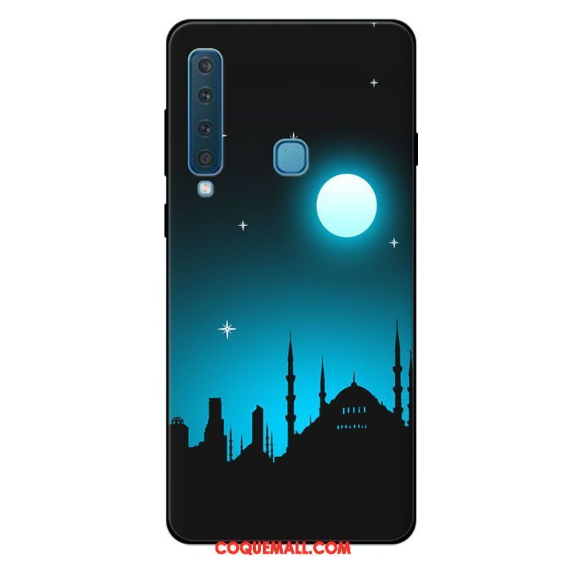 Étui Samsung Galaxy A9 2018 Fluide Doux Frais Incassable, Coque Samsung Galaxy A9 2018 Silicone Vert