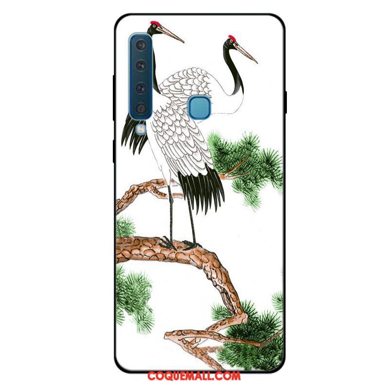 Étui Samsung Galaxy A9 2018 Fluide Doux Frais Incassable, Coque Samsung Galaxy A9 2018 Silicone Vert