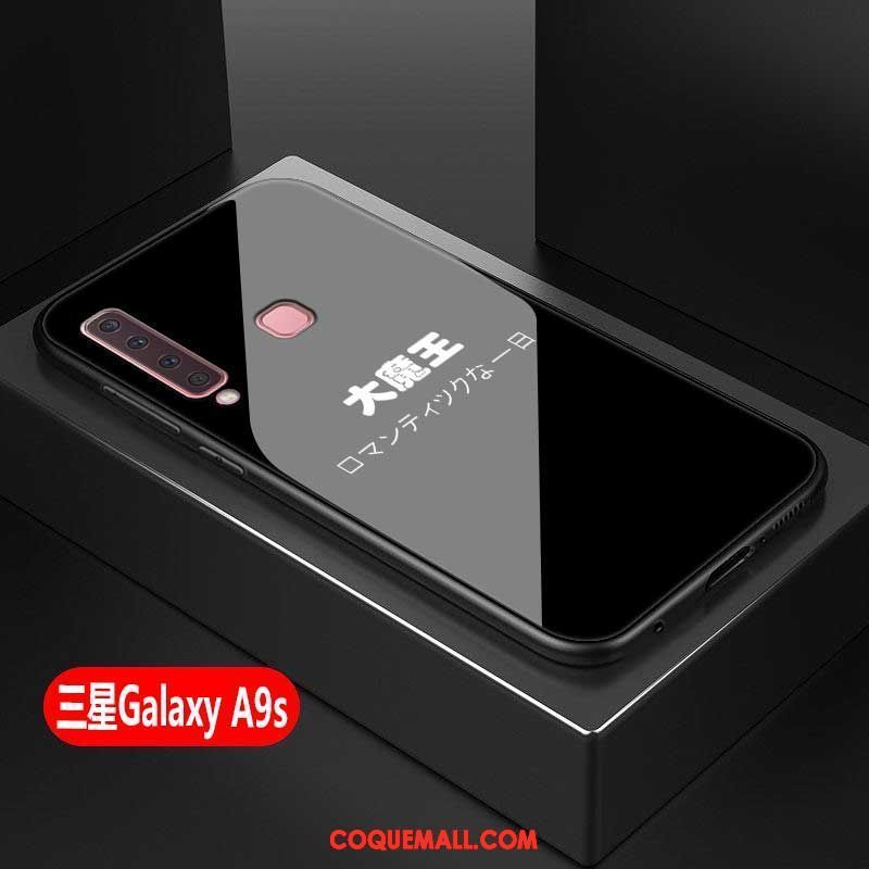 Étui Samsung Galaxy A9 2018 Incassable Verre Blanc, Coque Samsung Galaxy A9 2018 Tout Compris Étoile