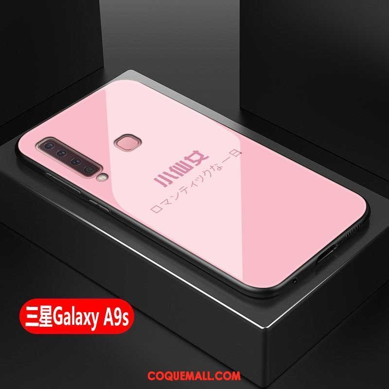 Étui Samsung Galaxy A9 2018 Incassable Verre Blanc, Coque Samsung Galaxy A9 2018 Tout Compris Étoile