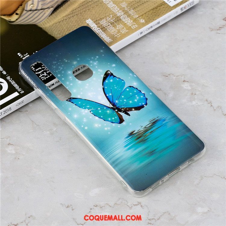Étui Samsung Galaxy A9 2018 Incassable Étoile Silicone, Coque Samsung Galaxy A9 2018 Téléphone Portable Lumineuses