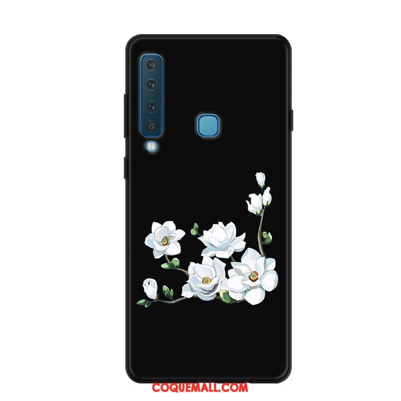 Étui Samsung Galaxy A9 2018 Noir Étoile Drôle, Coque Samsung Galaxy A9 2018 Protection Téléphone Portable