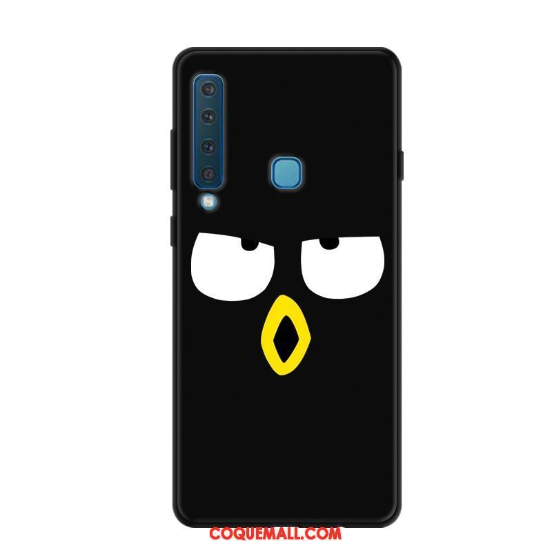 Étui Samsung Galaxy A9 2018 Noir Étoile Drôle, Coque Samsung Galaxy A9 2018 Protection Téléphone Portable