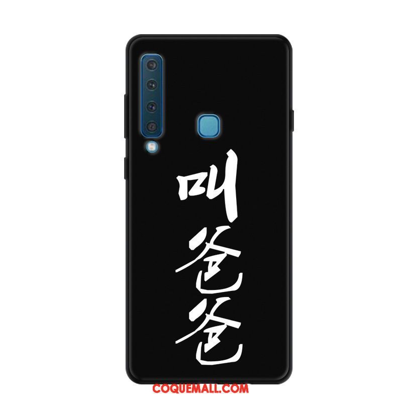 Étui Samsung Galaxy A9 2018 Noir Étoile Drôle, Coque Samsung Galaxy A9 2018 Protection Téléphone Portable