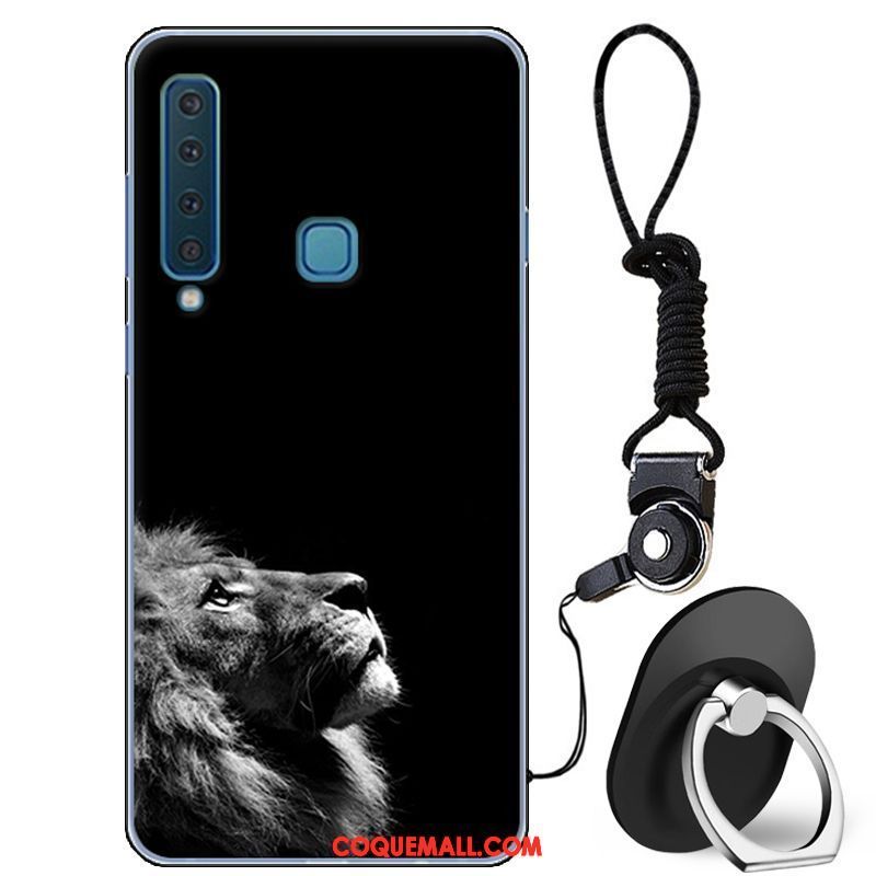 Étui Samsung Galaxy A9 2018 Personnalité Incassable Fluide Doux, Coque Samsung Galaxy A9 2018 Bleu Étoile