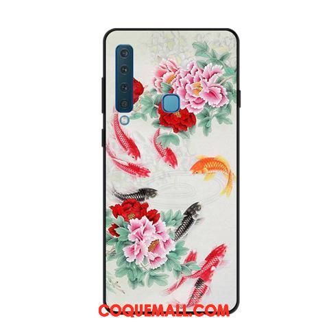 Étui Samsung Galaxy A9 2018 Richesse Multicolore Étoile, Coque Samsung Galaxy A9 2018 Incassable Téléphone Portable